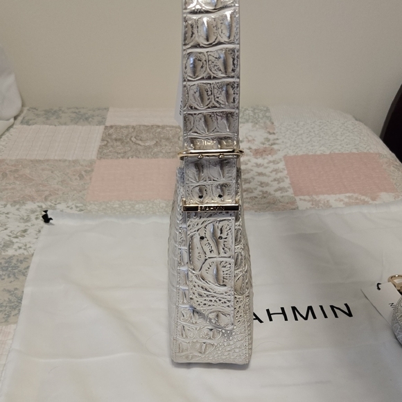 Brahmin Abbott Shoulder Bag In Ivory Dream Melbourne. NWT - Picture 7 of 16